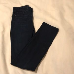 Like new Spanx slim straight jeans size 28